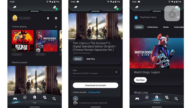 Sony persolek aplikasi PlayStation jelang peluncuran PS5. (/ Yuslianson)