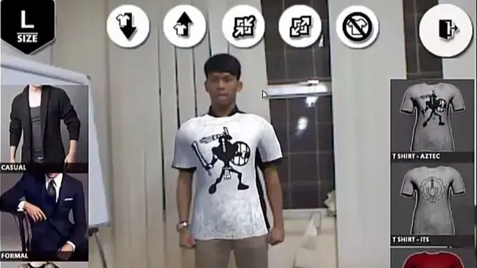 Mahakarya: Mahasiswa ITS Ini Buat Aplikasi Ruang Ganti Virtual