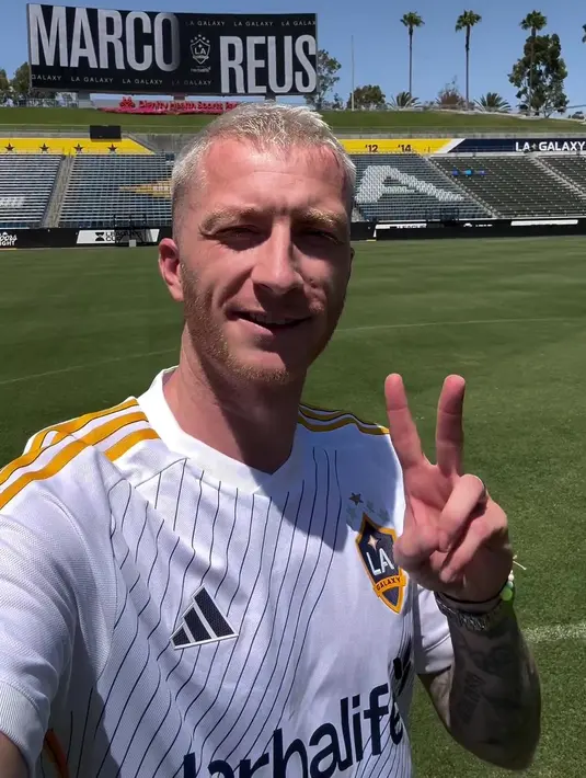 Reus akan segera bertanding, menunggu izin Visa dan International Transfer Certificate (ITC) yang masih diproses. LA Galaxy kembali mendapatkan bintang sepak bola top. (FOTO: instagram.com/lagalaxy/)