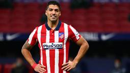 2. Luis Suarez (5 gol) - Luis Suarez membuktikan dirinya masih tajam dan berbahaya dalam urusan mencetak gol. Pemain yang dibuang Barcelona ini membuktikan kemampuannya dengan torehan 5 gol dari 6 laganya bersama Atletico Madrid. (AFP/Gabriel Bouys)