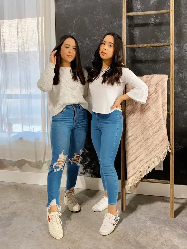 6 Pesona Samantha dan Madeleine, Kembar yang Viral di TikTok