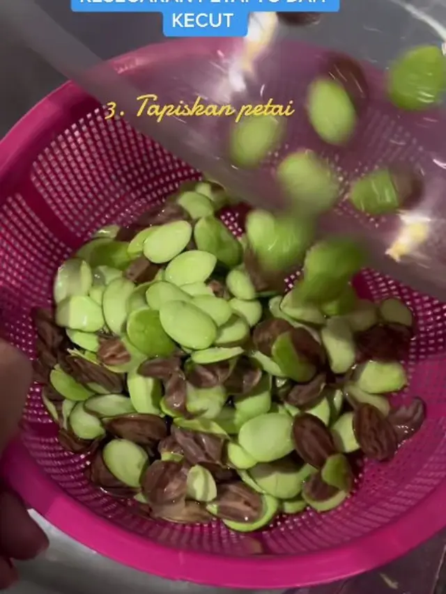 Tanpa Dimasukkan Kulkas, Begini Cara Olah Petai yang Layu Bisa Segar Lagi