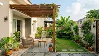 10 Pergola Kayu Sederhana yang Cocok untuk Lahan Kecil, Teduh Tanpa Makan Banyak Tempat