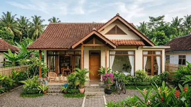 Model Rumah Minimalis 1 Lantai 2 Kamar