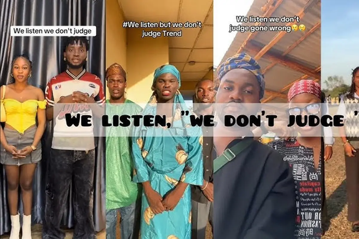 We Listen We Don't Judge