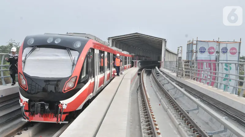 Progres Pembangunan Stasiun LRT Cibubur Sudah 60 Persen