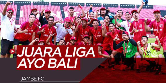 VIDEO: Jambe FC Juara Pertamax Liga Ayo Bali di Kandang Bali United