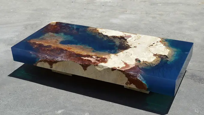 [Bintang] Dibuat dari Batu Alam dan Resin, 6 Meja Samudra Ini Tampak Mewah