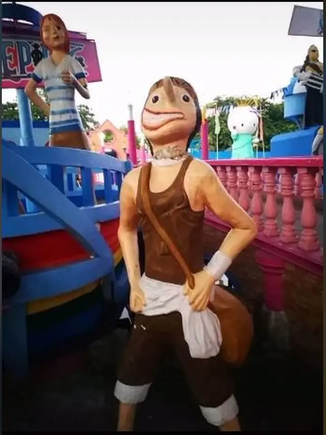 6 Patung Karakter One Piece Ini Bentuknya Tak Sesuai, Nyeleneh