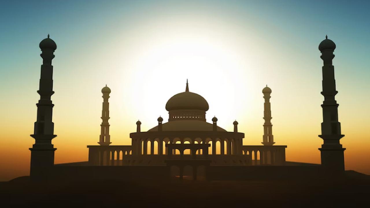 Ilustrasi masjid, Islami