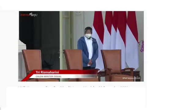 Reshuffle kabinet, Presiden Jokowi dan Wapres Ma'ruf Amin umumkan menteri baru di Istana Kepresidenan Jakarta