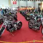 Deretan motor kustom di Kustomfest 2017. (Septian/Liputan6.com)