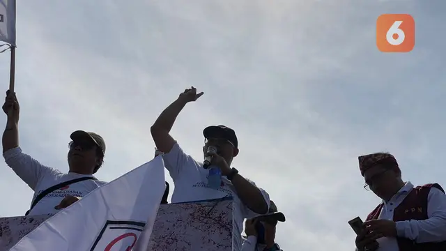 Ikatan Dokter Indonesia dan Organisasi Profesi pada Selasa Pagi 11 Juli 2023 Kembali Menggelar Demo di Depan Gedung DPR RI Jelang Disahkannya RUU Kesehatan Hari Ini (Ade Nasihudin Al Ansori/Liputan6.com)
