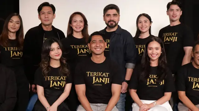Arya Saloka ketika menghadiri konferensi pers sinetron Terikat Janji di Jakarta Barat, Senin (30/3/2026). (Foto: M. Altaf Jauhar)