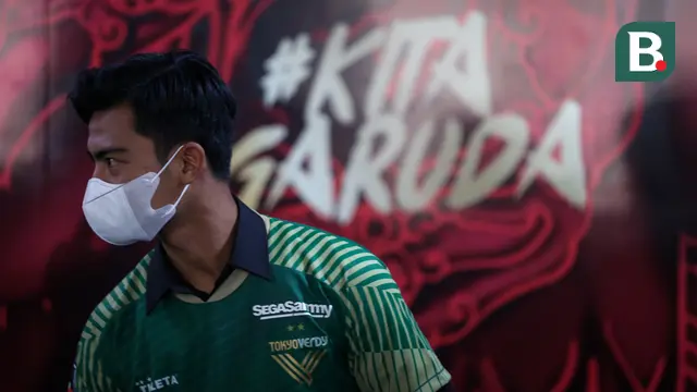 Foto: Siap Berlaga di Jepang, Pratama Arhan Pamer Pakai Kaos Tokyo Verdy