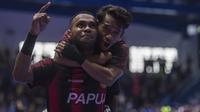Tim Futsal Papua merebut medali emas PON XX (Antara)