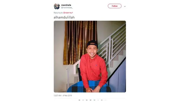 Foto editan kocak (Sumber: @radenrauf)