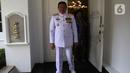 Kepala Staf Angkatan Laut (KSAL) Laksamana TNI Yudo Margono saat berada di rumah dinas, Jakarta, Senin (19/12/2022). KSAL Laksamana TNI Yudo Margono berangkat menuju ke Istana Presiden untuk melaksanakan pelantikan sebagai Panglima TNI. (Liputan6.com/Herman Zakharia)