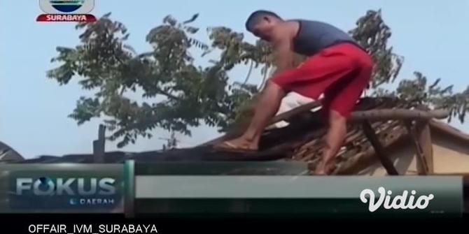 VIDEO: Lupa Matikan Kompor, 2 Rumah Terbakar di Jombang