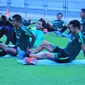 Para pemain Timnas Indonesia ketika berlatih di Dubai, Uni Emirat Arab. (Foto: PSSI)