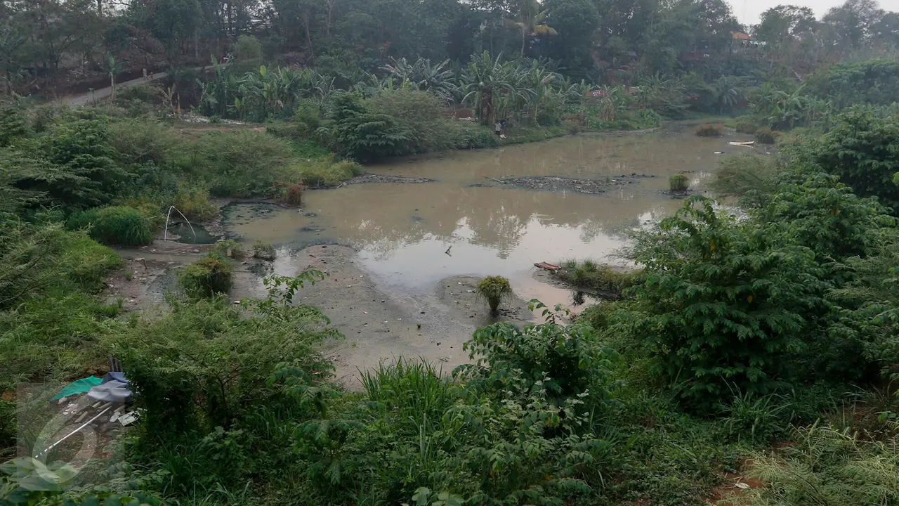 Pengerjaan waduk mangkrak, mesin pengeruk jadi kandang bebek
