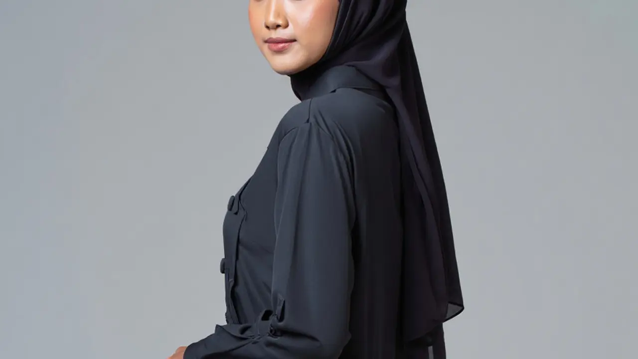 Model Gamis Agar Perut Tidak Buncit