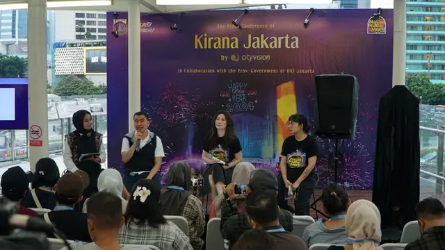Konferensi Pers Kirana Jakarta by City Vision, Minggu, 31 Desember 2023.