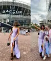 Acha Septriasa nggak kalah stylish dengan para ABG saat nonton konser Taylor Swift di Australia. [@septriasaacha]