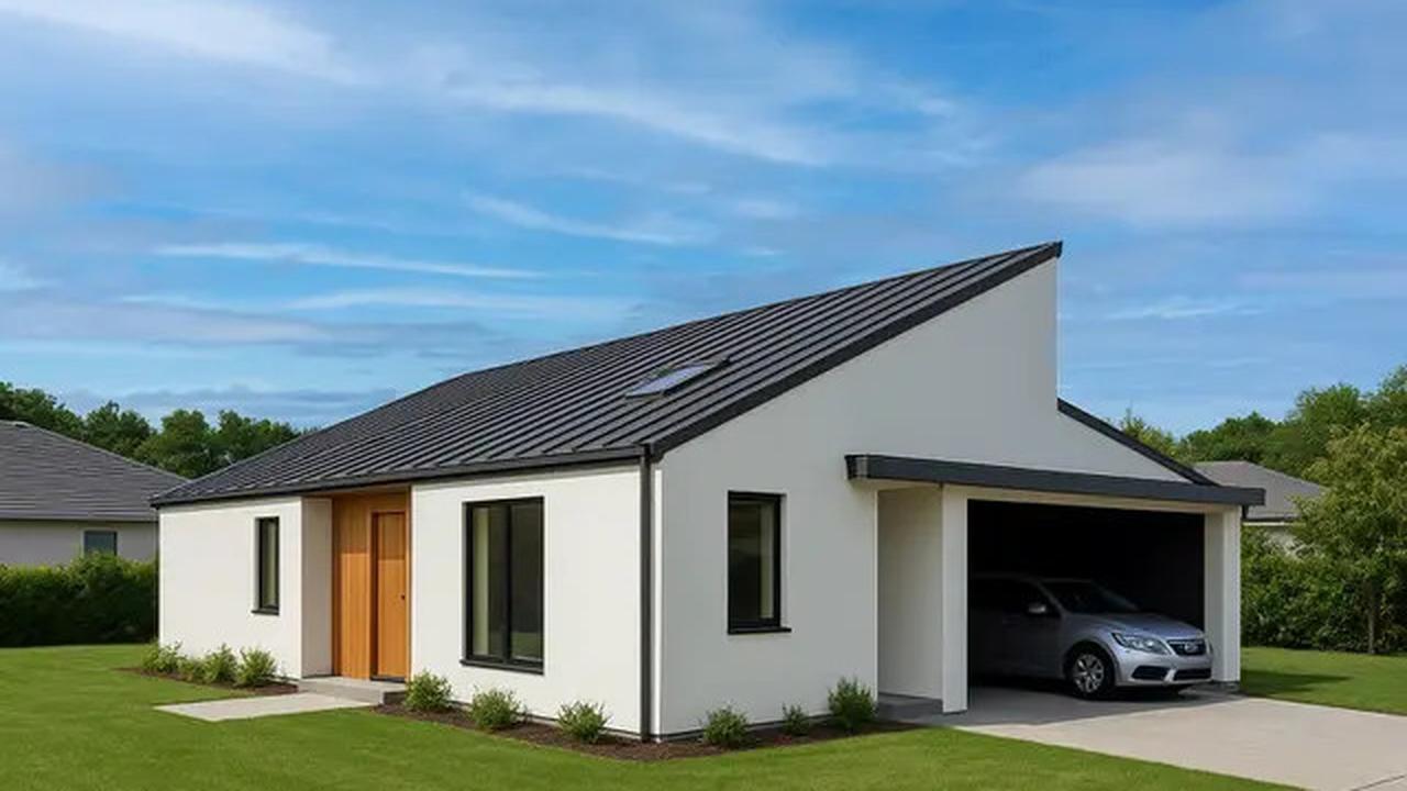 6 Rumah Minimalis 1 Lantai Atap Miring, Bikin Hunian Tampak Elegan