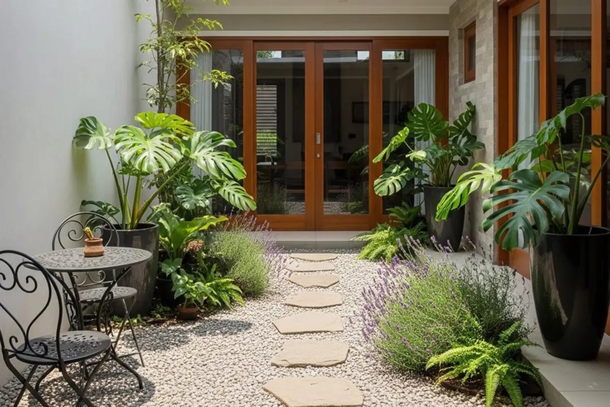 Cara Membuat Gravel Courtyard ala Rumah Eropa