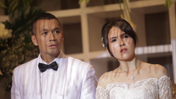 Samuel Rizal saat syuting film Temen Kondangan