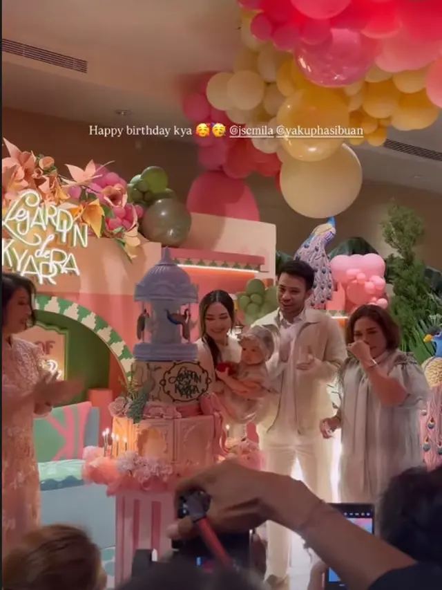 6 Potret Pesta Ultah Kyarra Anak Jessica Mila ke-1 Tahun, Penuh Bahagia Bareng Keluarga
