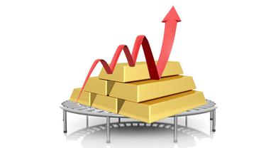 Ilustrasi Harga Emas Naik 1