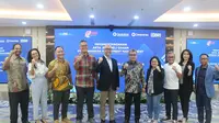 BRI dan Danareksa melakukan penandatanganan Akta Jual Beli Saham dalam rangka pembelian saham PT Danareksa Investment Management. (Istimewa)