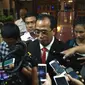 Menteri Perhubungan Budi Karya memberi penjelasan di sela-sela acara K3 perkeretaapian di Semarang. (foto: Liputan6.com / felek wahyu)