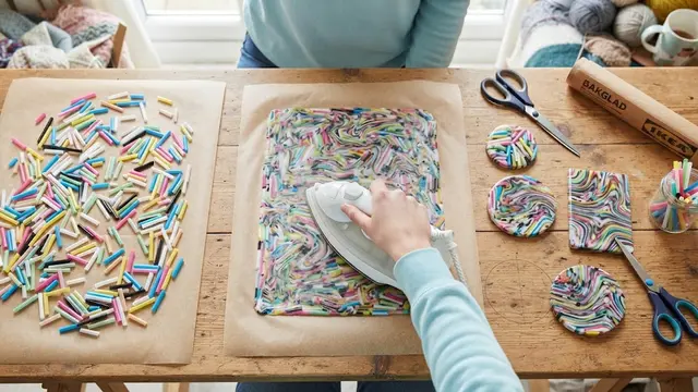 Tatakan Gelas (Coaster) dari Sedotan