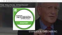 Cek Fakta - Ahli Strategi Politik AS Stanley Greenberg  ( www.political-strategist.com)
