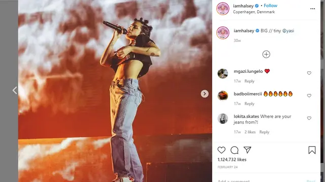 Halsey, penggemar berat LA Lakers