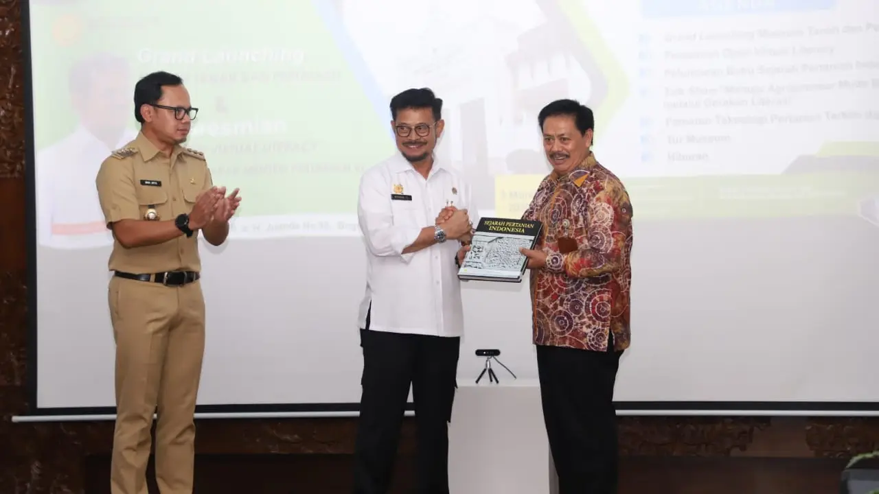 Kembangkan Perpustakaan Perpusnas Jalin Kesepakatan bersama dengan Kementan