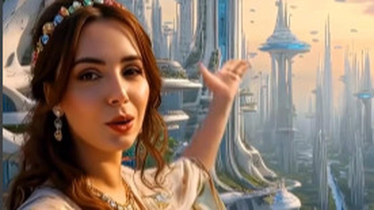 Penampakan Kota Atlantis Jelang Kehancurannya 11600 Tahun lalu Versi AI, Lebih Canggih dari Zaman Sekarang