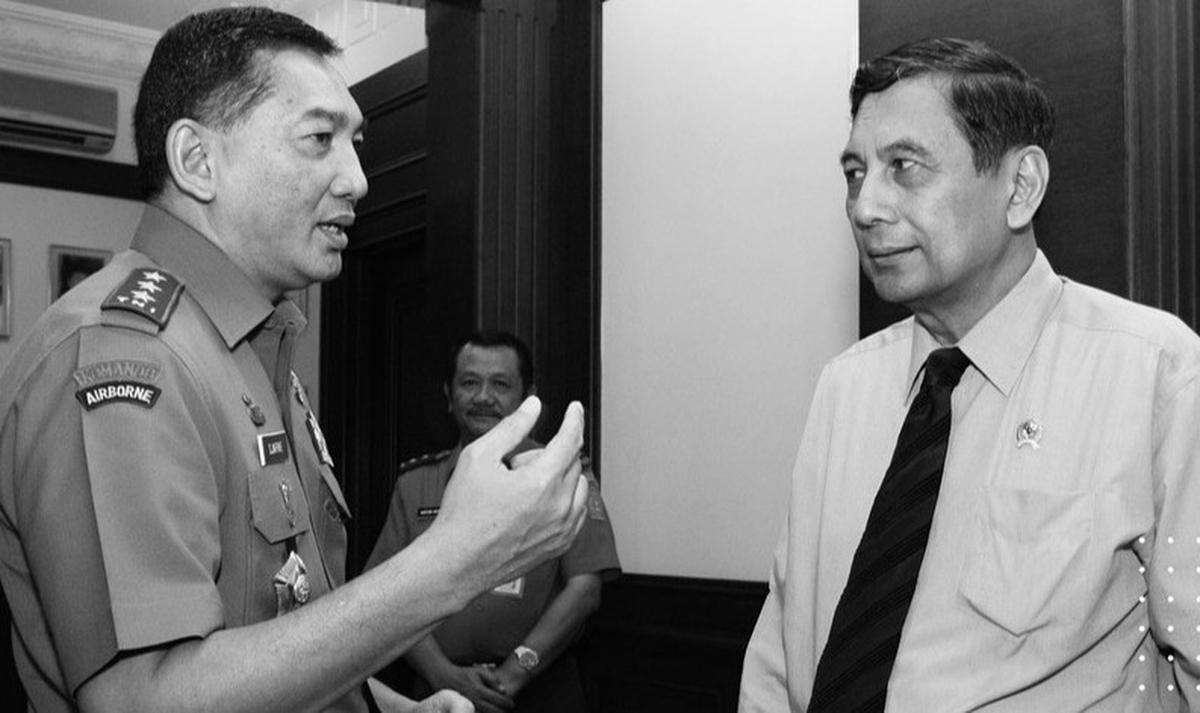 Sjafrie Zaman Bintang Tiga Bareng Menhan Juwono Era SBY