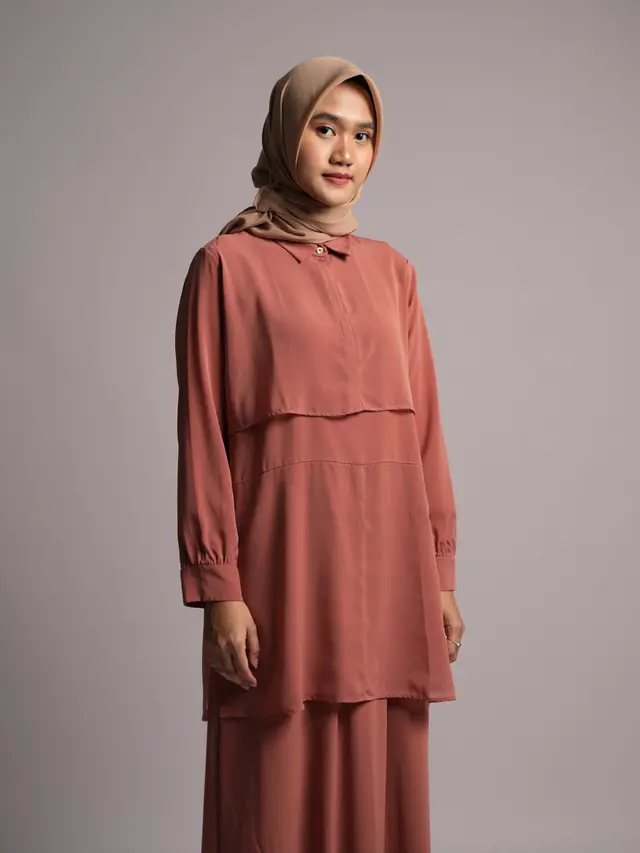 Model Gamis Agar Perut Tidak Buncit