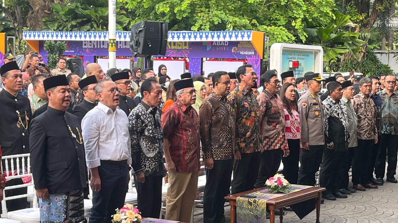 Pramono, Anies dan Ahok bertemu di Balai KOta