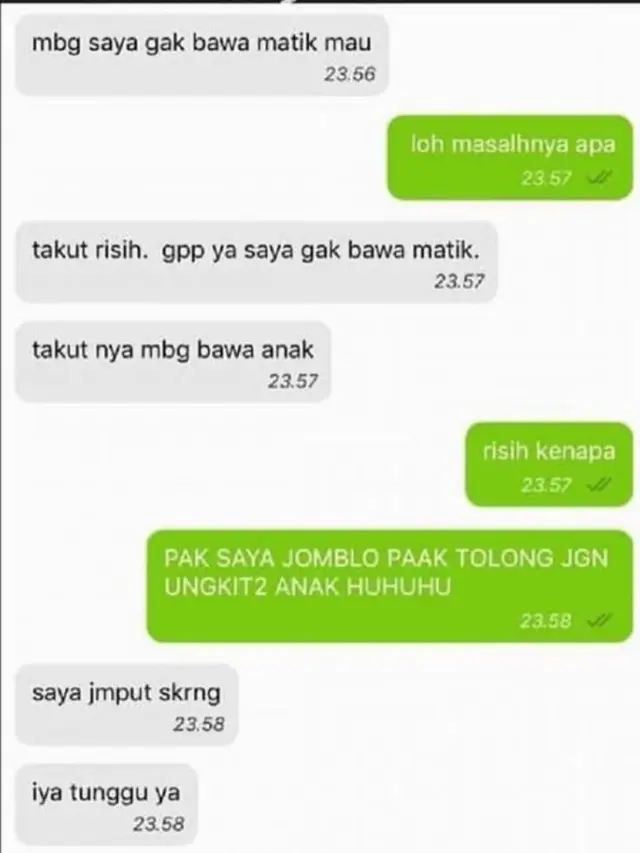 7 Chat Absurd Driver Ojek Online dan Penumpang, Bikin Mesem-Mesem