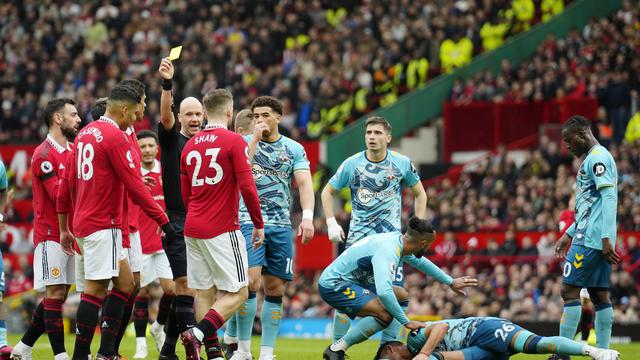 Manchester United (MU) melawan Southampton di Premier League 2022/2023.