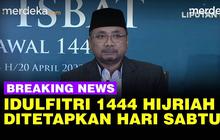 VIDEO: Pemerintah Tetapkan Idulfitri 1 Syawal 1444 H Pada Sabtu 22 April 2023