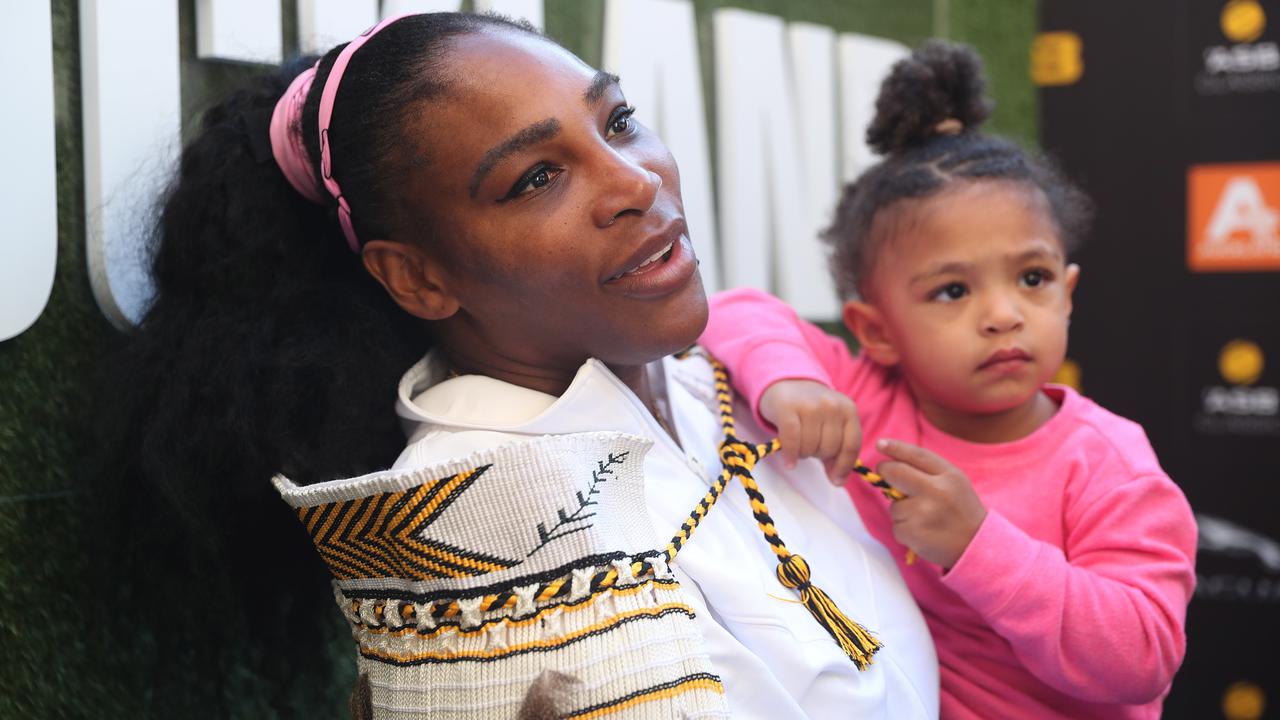 Serena Williams dan Alexis Olympia