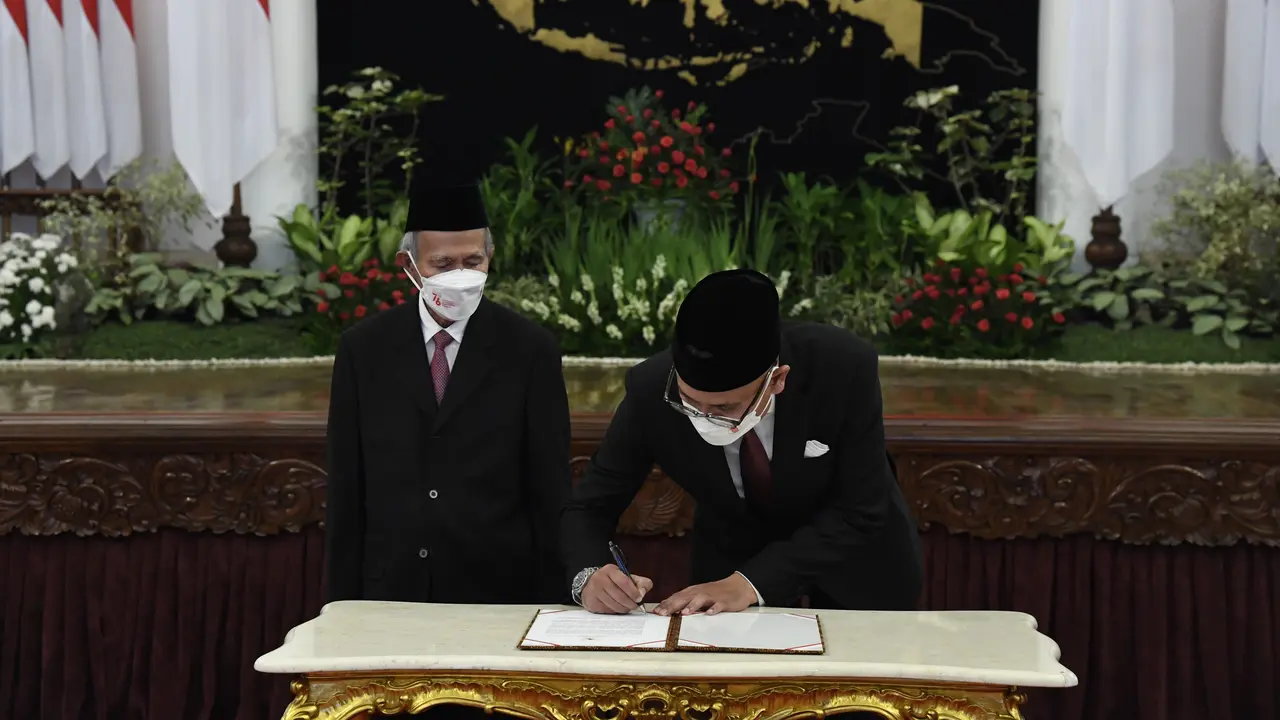 Dubes Arrmanatha Christiawan Nasir sebagai Wakil Tetap Republik Indonesia untuk PBB dan Otoritas Dasar Laut Internasional di New York, AS.