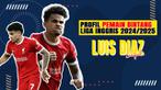 Berita video profil pemain bintang kali ini mengulas Luis Diaz, pemain yang lahir di Barrancas, Kolombia, mengukir kesuksesan bersama Liverpool di Liga Inggris.