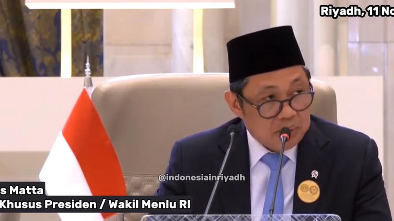 VIDEO Pidato Bahasa Arab, Wamenlu Anis Matta Keras Bela Palestina dan Kecam Netanyahu di KTT Arab-Islam Riyadh